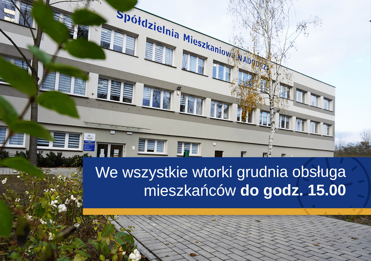 Obsługa krócej we wtorki