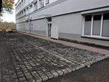 Remont drogi przy biurowcu